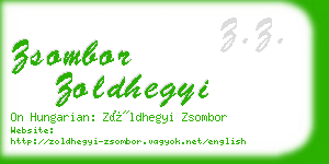 zsombor zoldhegyi business card